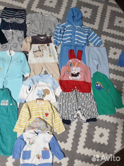 Детские вещи пакетом на мальчика от 0 до 1 года