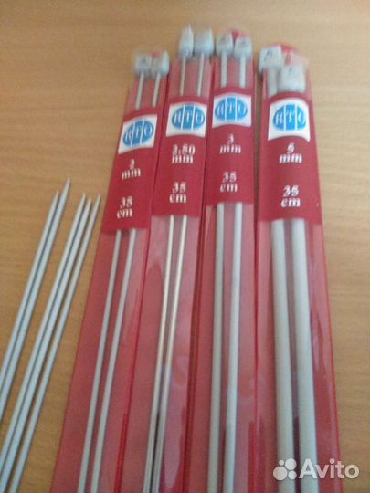 Спицы для вязания тефлон и крючки