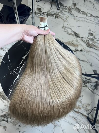 Волосы натуральные в срезе