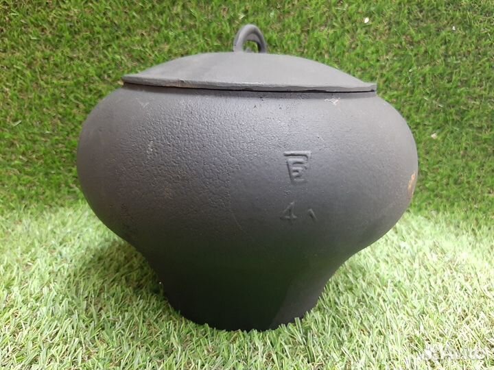 Чугунок, горшок чугунный 4 литра