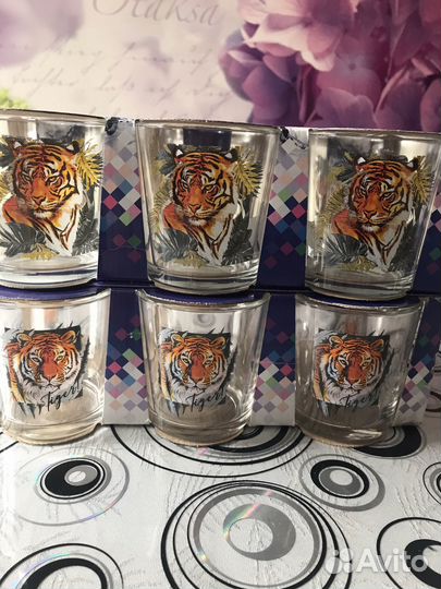 Стаканы стеклянные набор 6штук