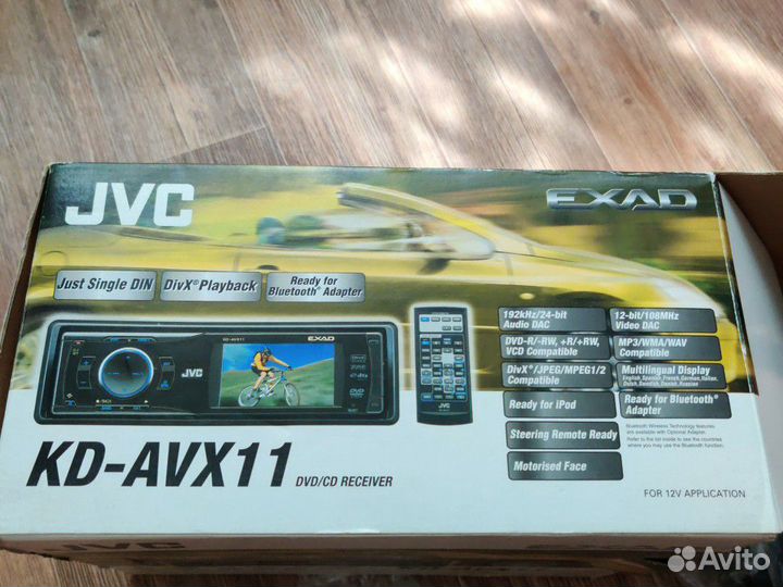 Топовая магнитола JVC KD AVx-11 192khz/24bit
