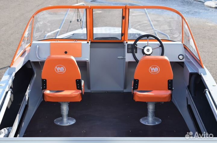 Новая моторная лодка алюминиевая Неман 500 DC NEW