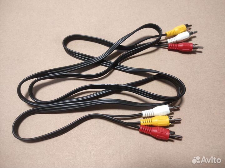 Кабель 3RCA/3RCA (тюльпаны)