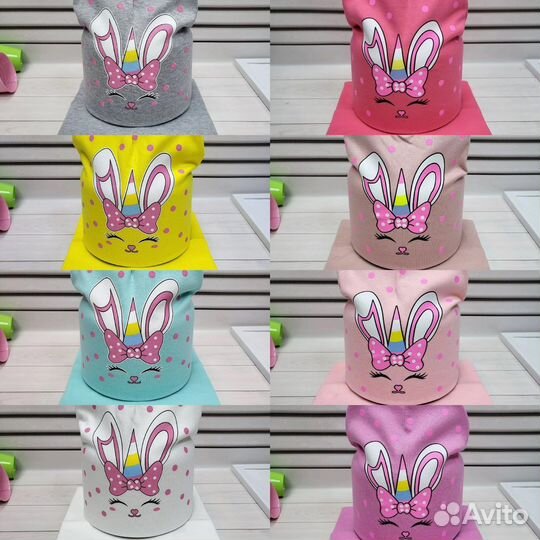 Комплекты для девочки, шапка + снуд, много цветов