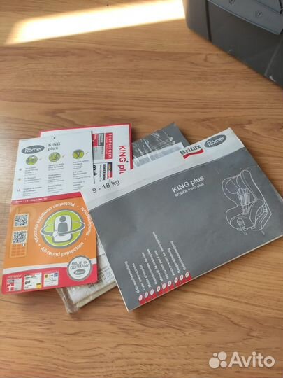 Детское автокресло britax romer king plus