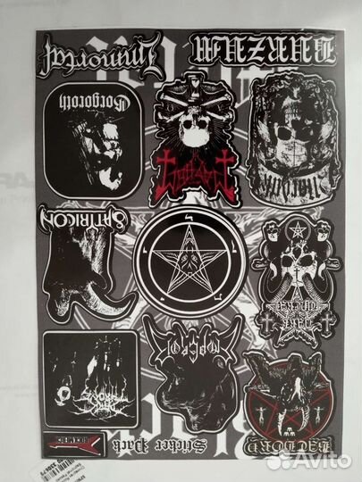 Наклейки блэк-метал группы