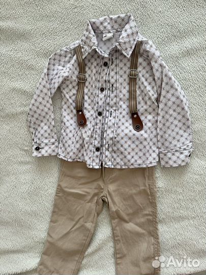 Рубашка и брюки для мальчика 80