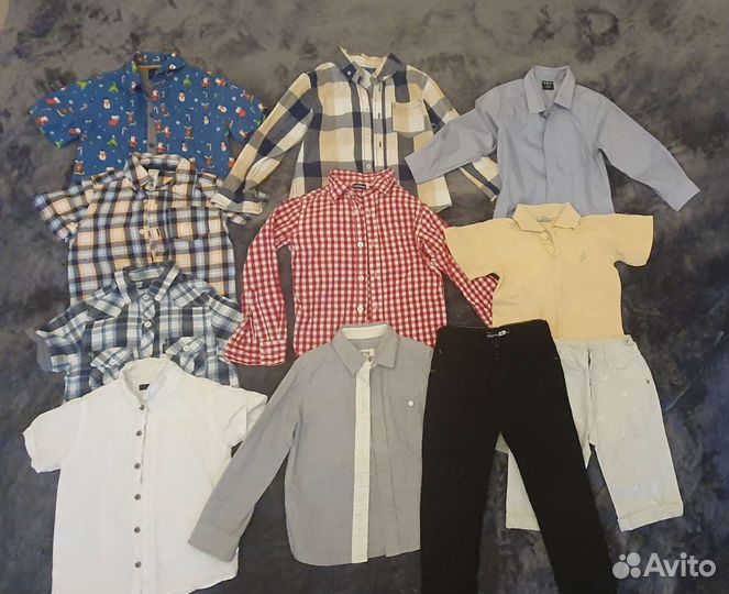 Рубашки на мальчика 92 98