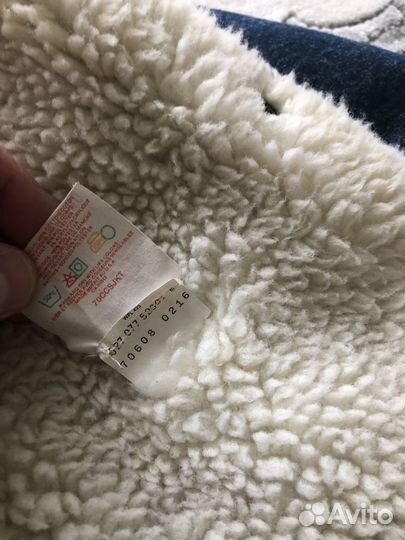 Джинсовая куртка levis sherpa