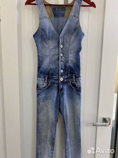Комбинезон женский джинсовый 40-42