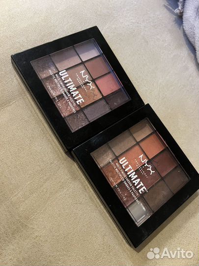 Палетки теней Nyx пакет