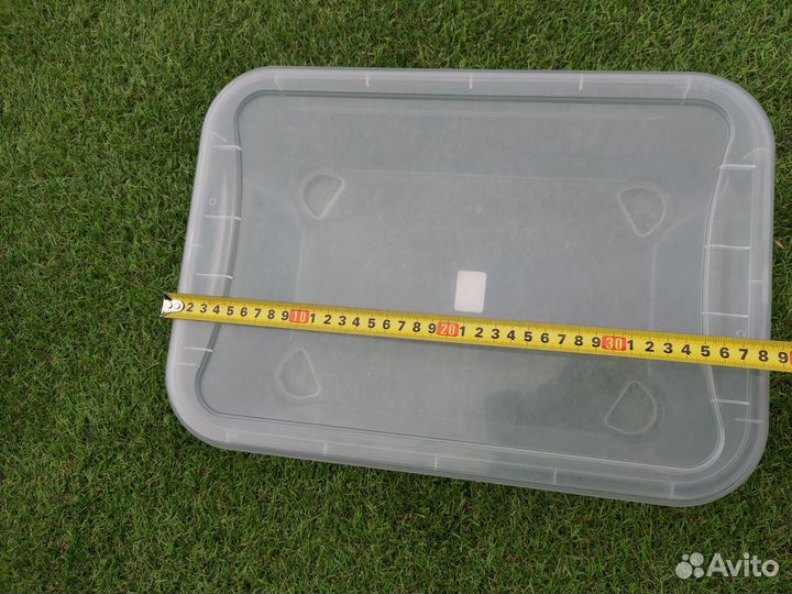 Контейнеры пластиковые прозрачные 38*27*15, 4 шт