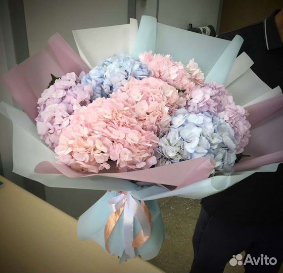Букет из гортензии