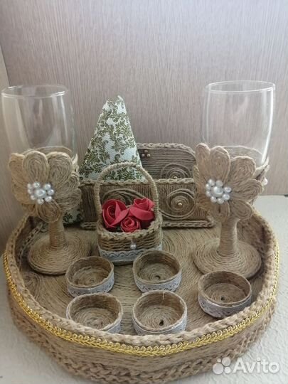 Подарочный набор (джутовое оформление)