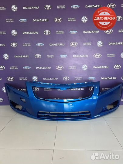 Бампер передний Chevrolet Cruze (2009) / синий