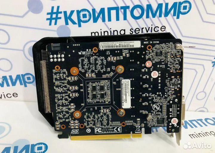 Видеокарта Palit GeForce GTX 1660 Super StormX 6GB