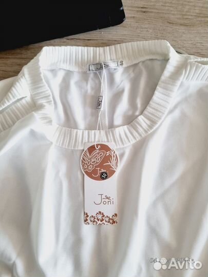 Блузка белая женская 48 50