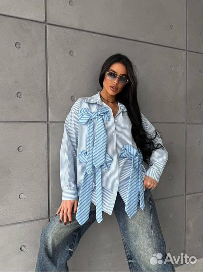 Рубашка с бантами