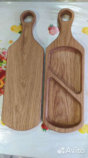 Деревянные менажницы из дуба