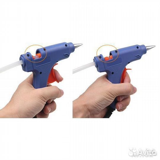 Клеевой пистолет 20 Вт + 10 стержней