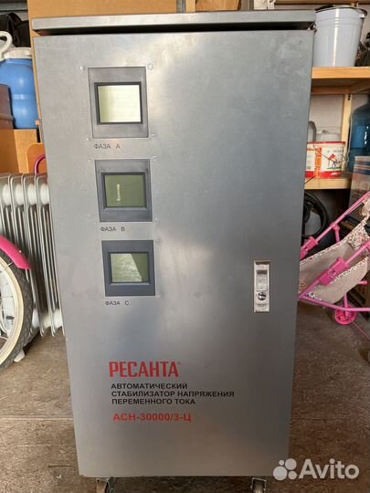 Стабилизатор напряжения ресанта асн 30000/3-Ц