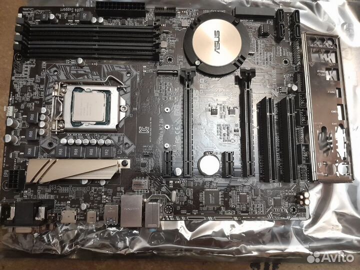 Мат.плата Asus H170 PRO + процессор intel i7-6700K