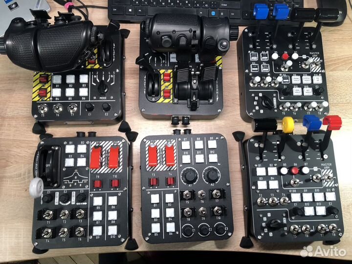 Панели управления для авиасимуляторов