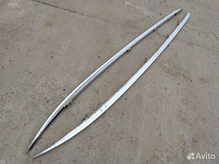 Рейлинги крыши Хром на Opel Zafira B Рестайлинг