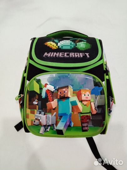 Рюкзак школьный для мальчика майнкрафт