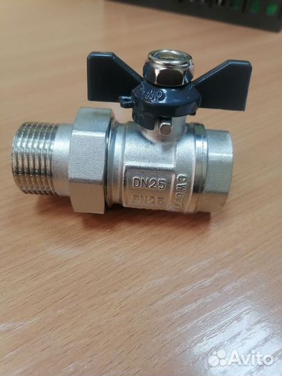 Кран шаровый латунный диаметр 25 мм