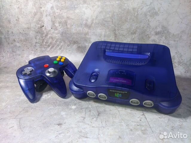 Nintendo 64 Funtastic Grape Purple эксклюзив (N64) объявление продам