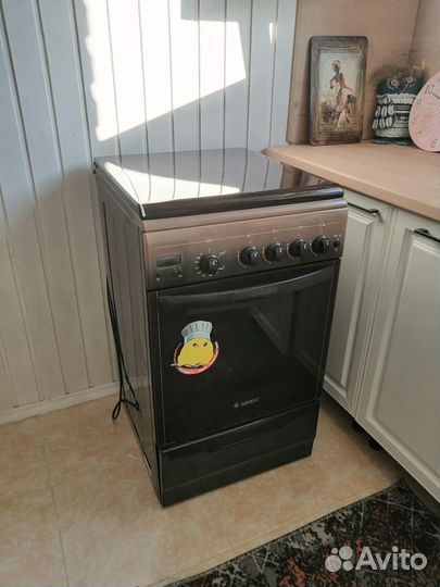 Газовая плита Гефест коричневая