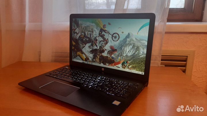 Мощный игровой ноутбук HP Gaming GTX1050