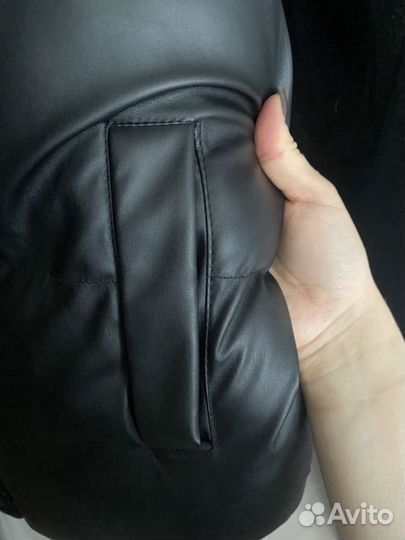 Жилетка женская из экокожи