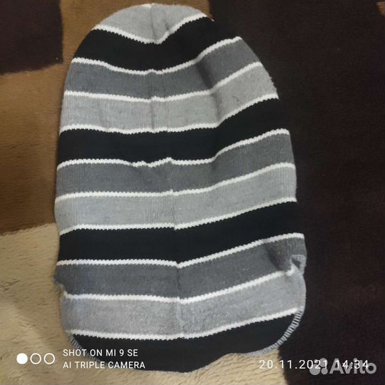 Шапка шлем для мальчика