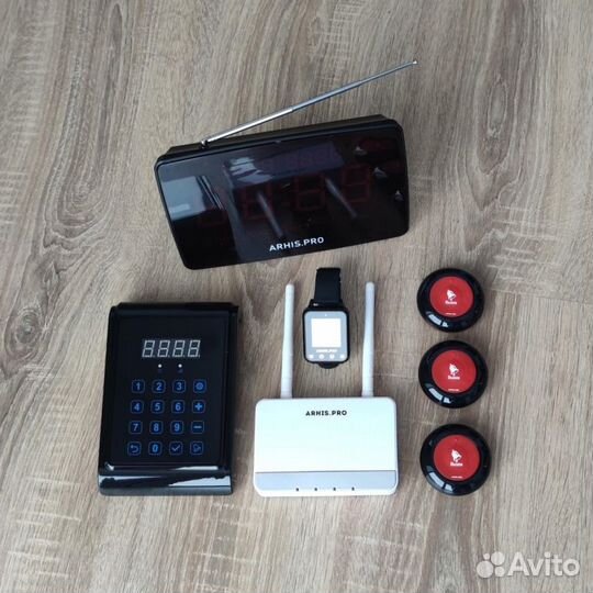 Система вызова персонала беспроводная - комплект