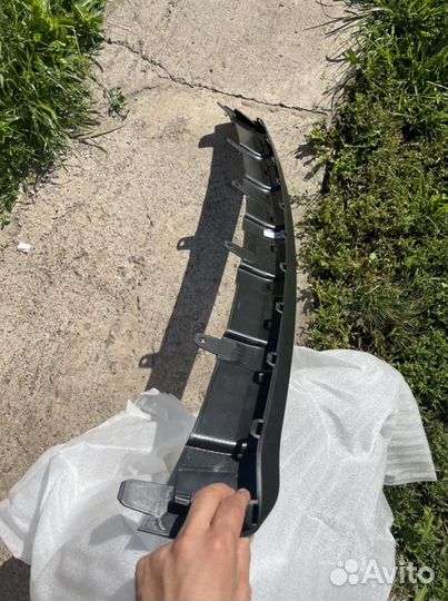 Юбка переднего бампера kia sportage 4