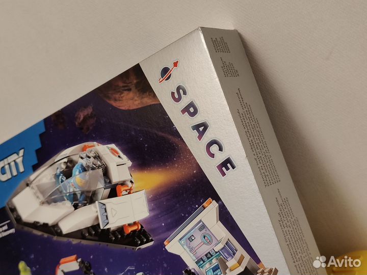 Новый Лего 60429 космический корабль и астероид