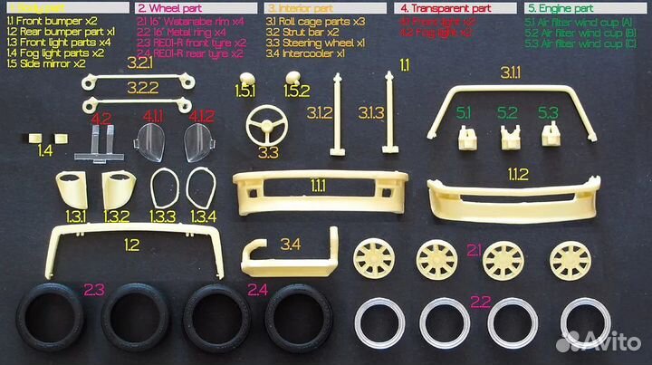 Сборная модель 1/24 Nissan FairLady 240ZG Tamiya +