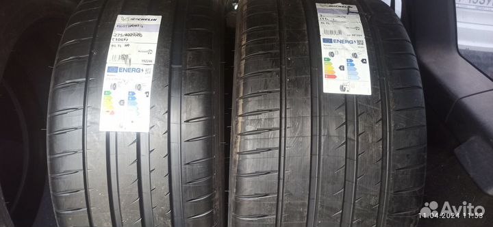 Michelin Pilot Sport 4 S Acoustic 275/40 R20 и 315/35 R20 110Y