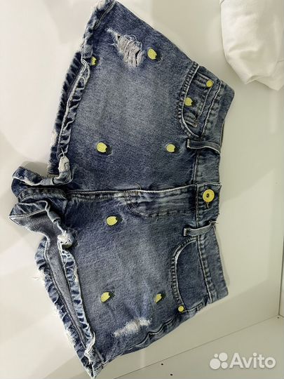 Шорты джинсовые