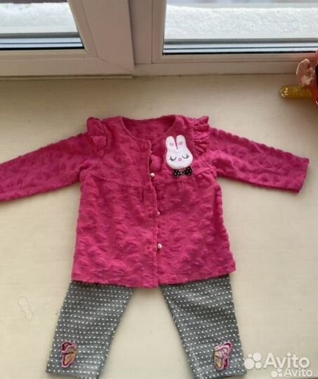 Вещи пакетом для девочки 68-86