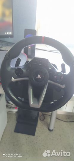 Игровой Руль с педалями Hori racing для пк и пс4/5