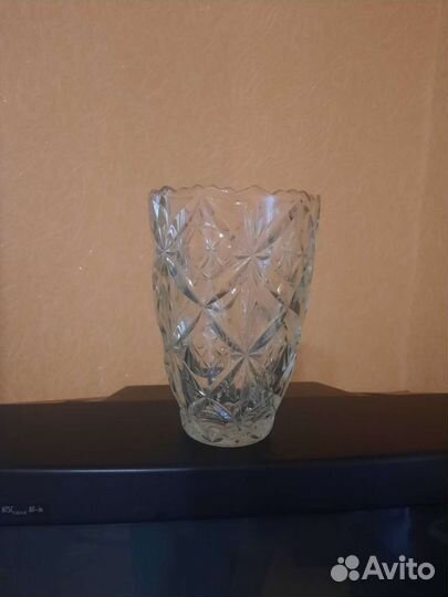 Ваза хрустальная СССР высота 20 см