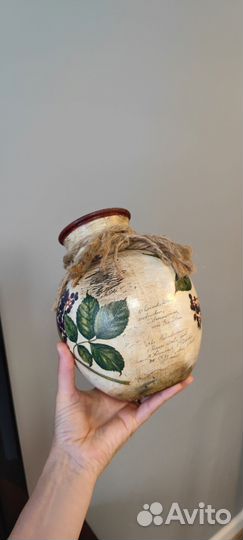 Ваза ручная работа