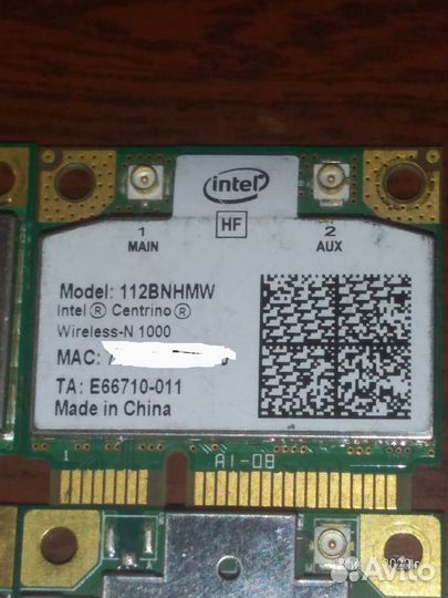 Wi-Fi модули для ноутбука mini PCI-E