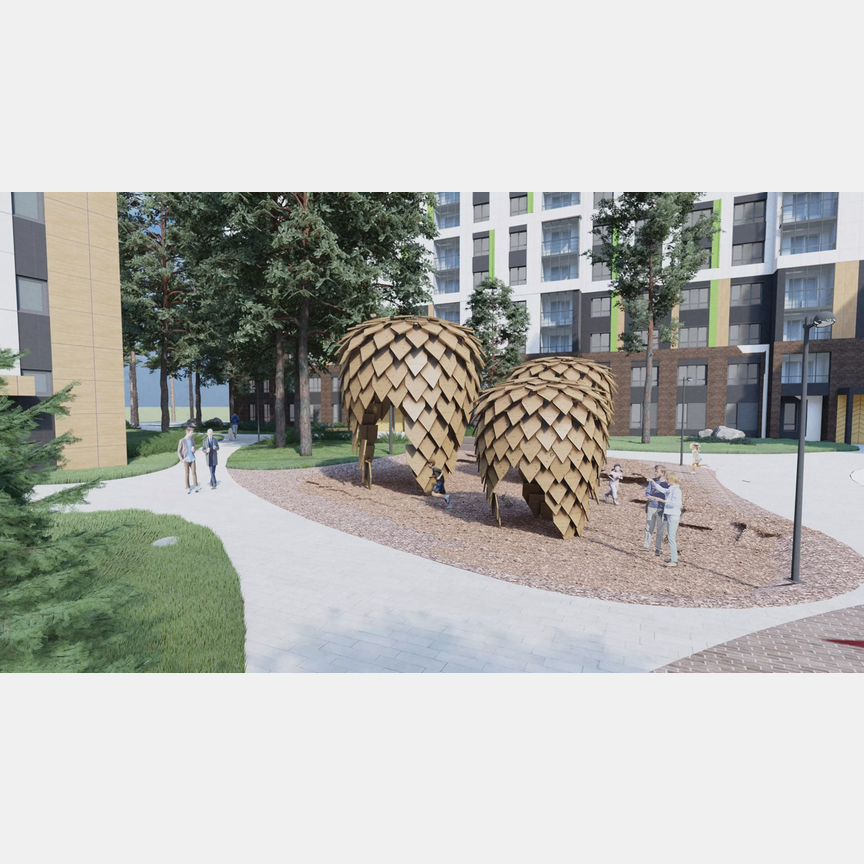 1-к. квартира, 41,5 м², 12/17 эт.
