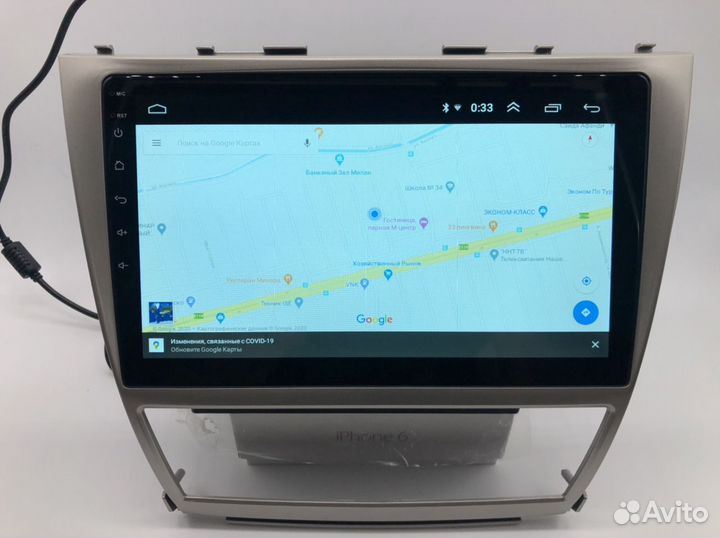 Тойота камри 40 10 дюймов андроид магнитола