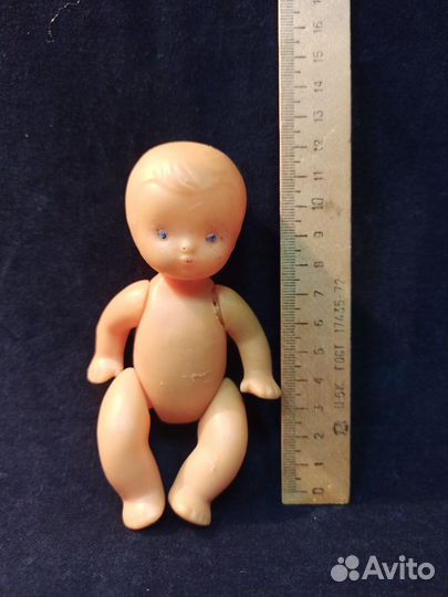 Пупсик, пупс. Голубоглазый мальчик. СССР